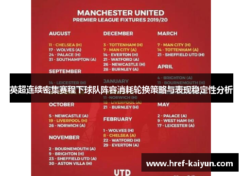 英超连续密集赛程下球队阵容消耗轮换策略与表现稳定性分析