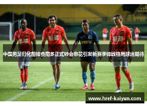 中国男足归化前锋费南多正式转会申花引发新赛季锋线格局球迷期待 中国男足归化前锋费南多正式转会申花引发新赛季锋线格局球迷期待